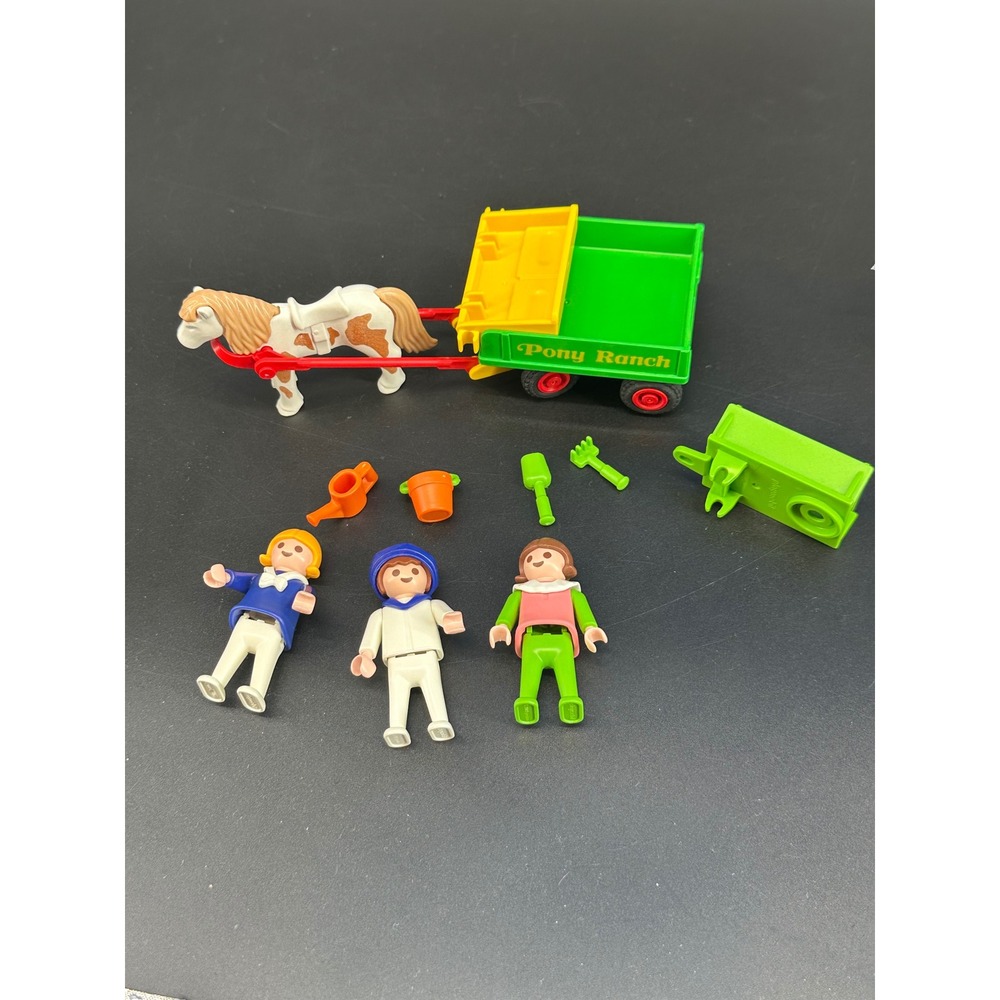 Playmobil Pony Ranch‎ Horse Wagon set 3713 + more